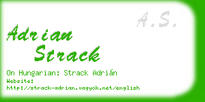 adrian strack business card